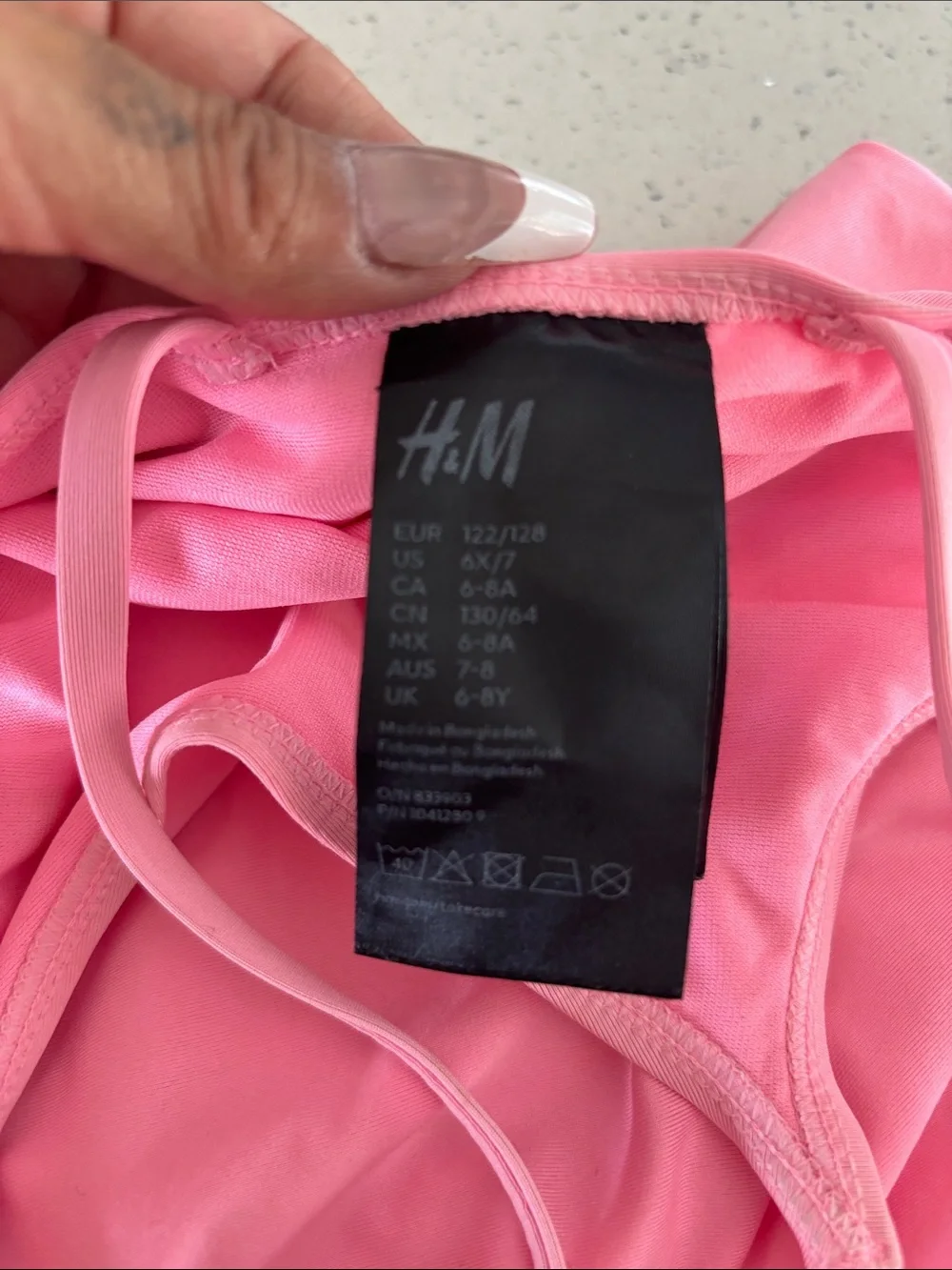 H&M soft pink